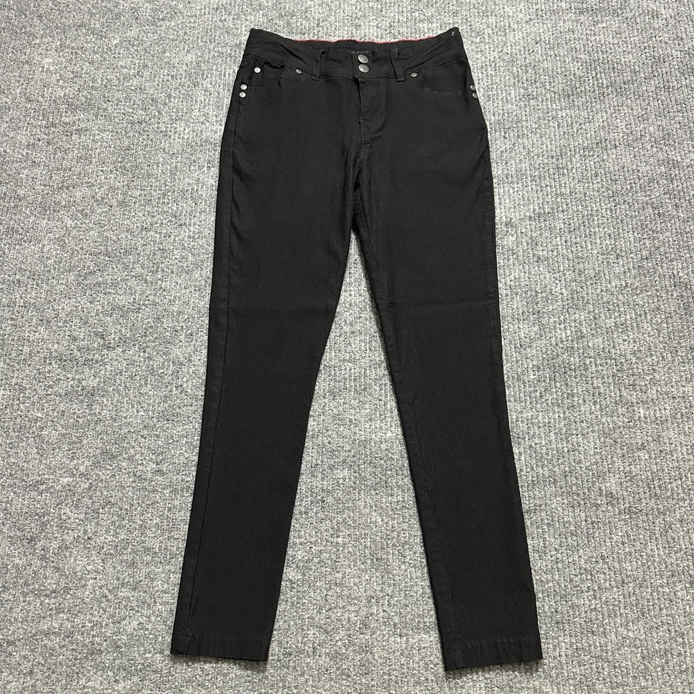 Sabrina Lauren‎ Womens Pants Size 8 Black Soft Stretch Skinny Leg Mid Rise